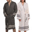Organic Turkish Cotton Kimono Bathrobe – Lightweight Spa & Home Robe
