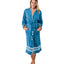 Organic Turkish Cotton Kimono Bathrobe – Lightweight Spa & Home Robe