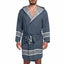 Organic Turkish Cotton Short Bathrobe with Hood – Lightweight Robe
