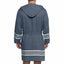Organic Turkish Cotton Short Bathrobe with Hood – Lightweight Robe