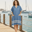 Beach Cover Up, Poncho with Hood