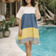 Multi Color Tunic Beach Cover Up