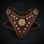 The ''Maximus'' harness Brown & Gold Small to Medium Size