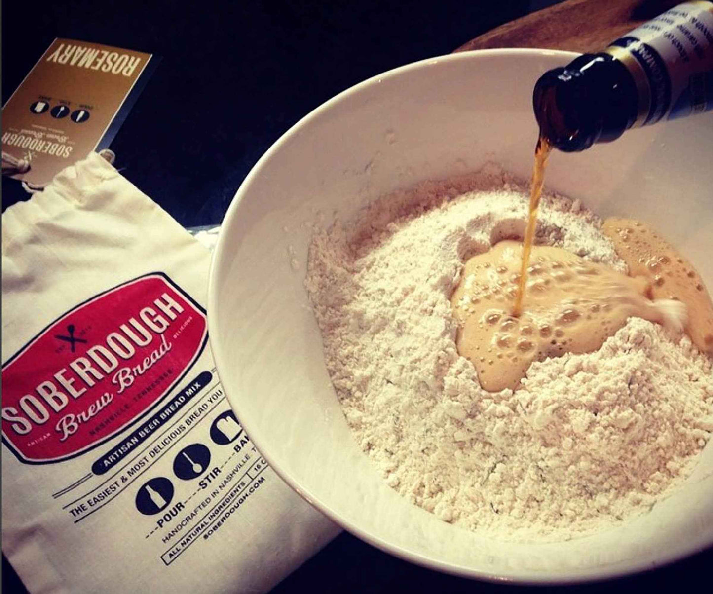 Texas Beer Bread - Sea Salt and Cracked Pepper