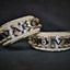 The "Metal" collar White & Gold- personalized!