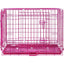 24-42" Collapsible Pink Dog Crate RED24-42