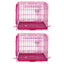 24-42" Collapsible Pink Dog Crate RED24-42