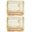 24-42" Collapsible Copper Gold Dog Crate GLD24-42