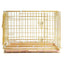 24-42" Collapsible Copper Gold Dog Crate GLD24-42