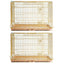 24-42" Collapsible Copper Gold Dog Crate GLD24-42