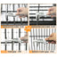37" Stackable Heavy Duty Dog Crate 371D03