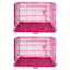 24-42" Collapsible Pink Dog Crate RED24-42