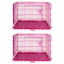 24-42" Collapsible Pink Dog Crate RED24-42