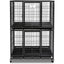 31" Two-Tier Dog Crate 46A