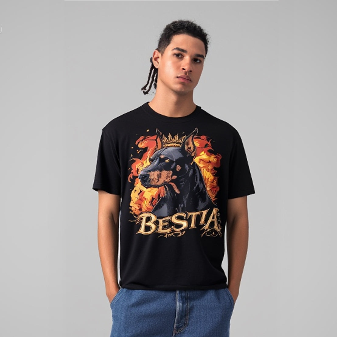 Dobermann T-shirt Black