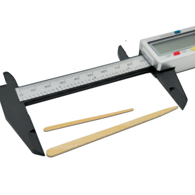 10000 Qty Oversized Flat Birchwood Stakes In Cardboard Reusable Box