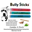 Bully Stick 4" - Revolutionary All Natural Birchwood Flavored Human Chewing Sticks | BiteMyWood