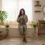 Cotton Linen Blend Kimono Bathrobe – Lightweight Unisex Robe