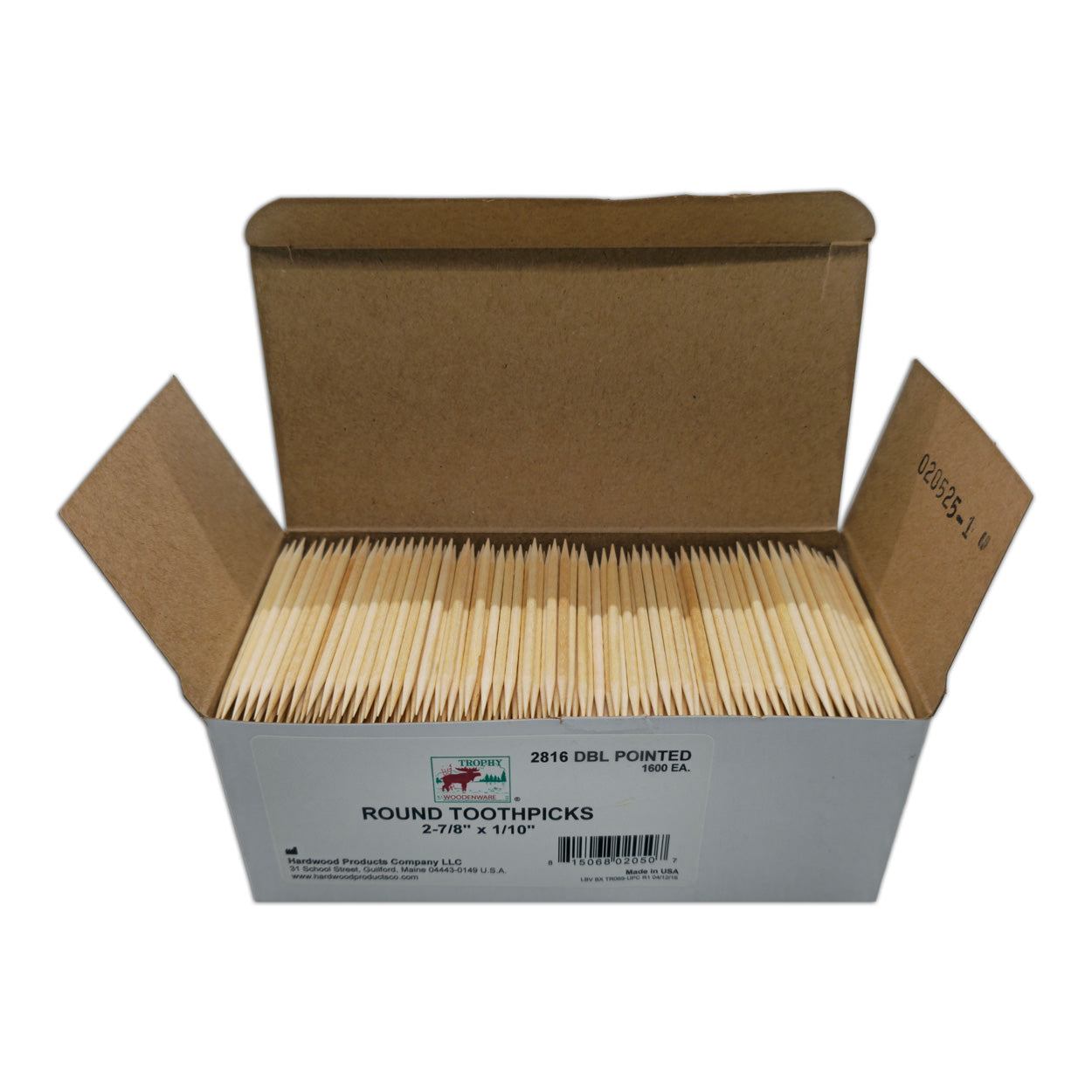 1600 Qty Oversized Double Point DP2 Birchwood Toothpicks - Exclusive Premium Quality | BiteMyWood