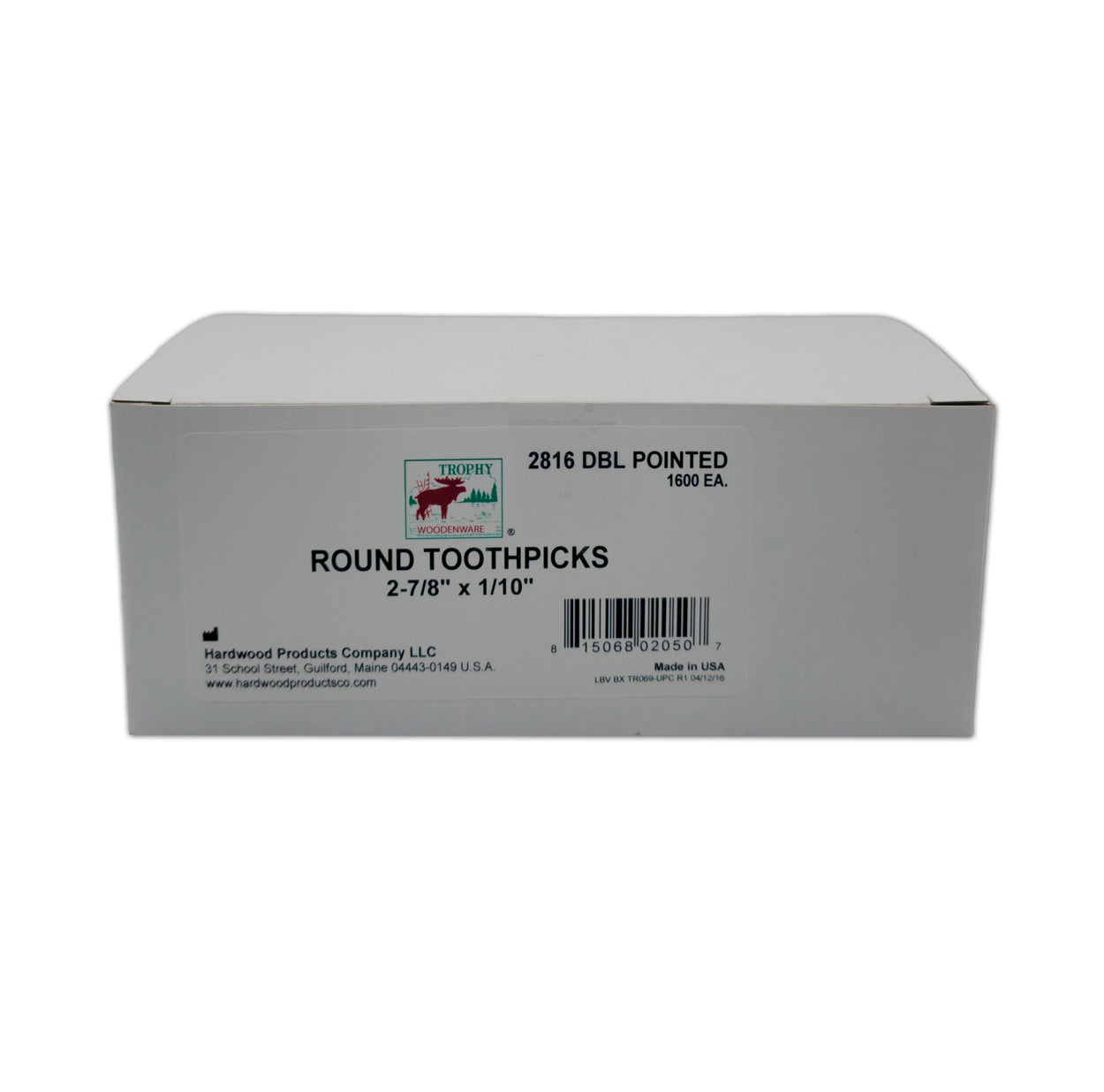 1600 Qty Oversized Double Point DP2 Birchwood Toothpicks - Exclusive Premium Quality | BiteMyWood