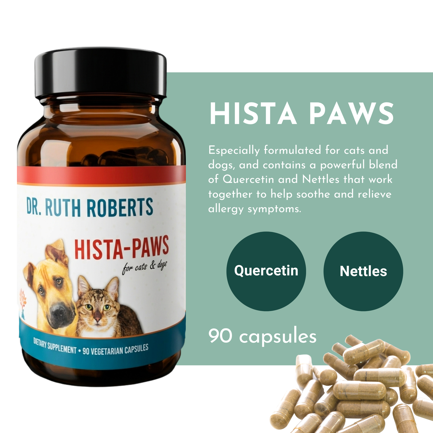 Hista Paws – with Quercetin for Dogs and Cats