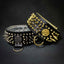 ''Imperium'' hand stitched 8 cm wide show collar