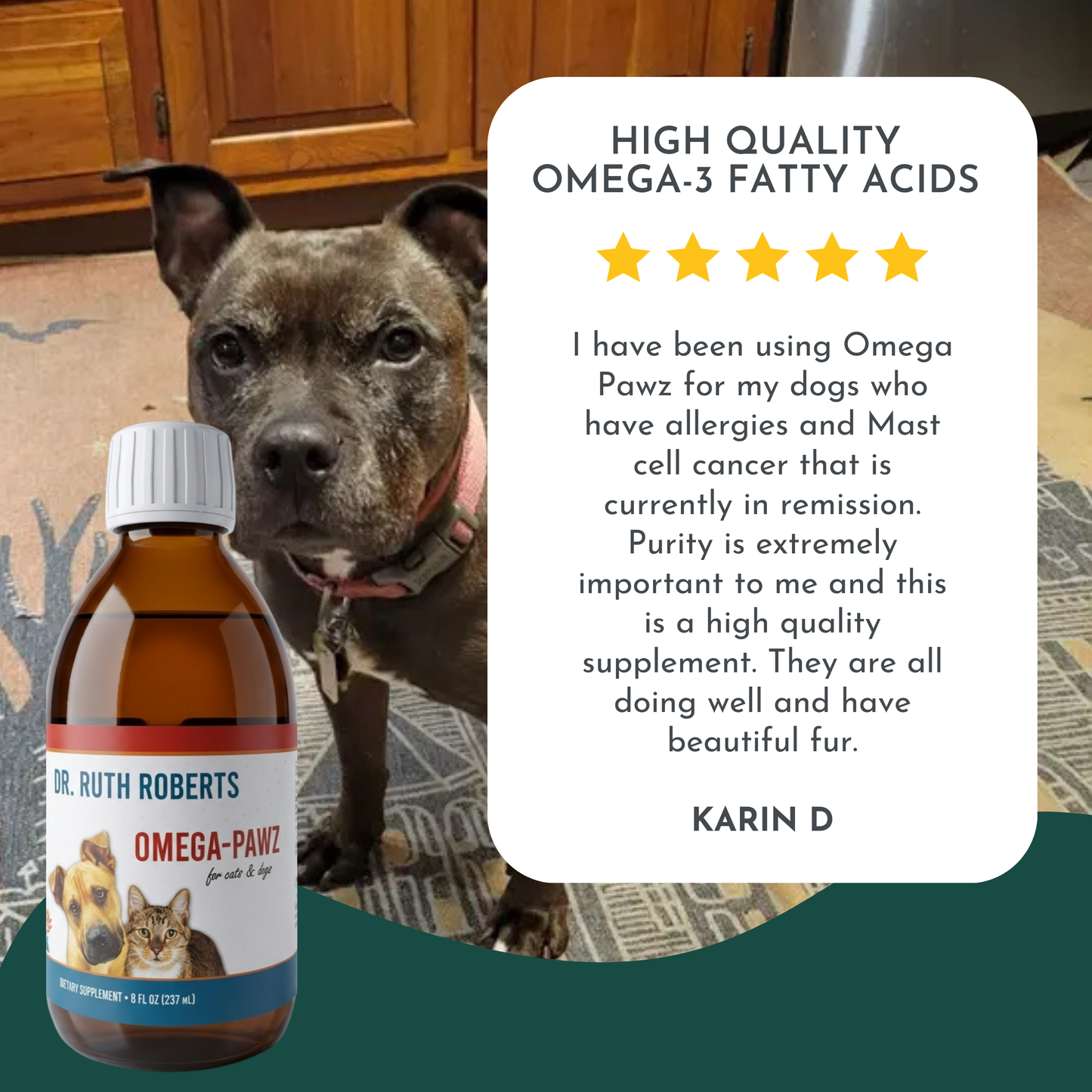 Omega Pawz - Liquid Omega 3 Oil for Dogs and Cats