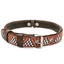 Leather Dog Collar - Brown Rust