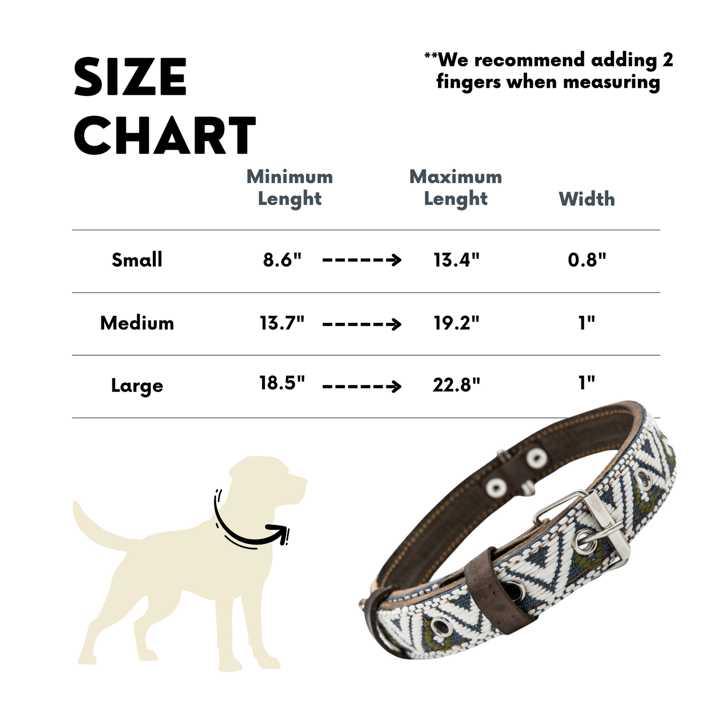 Leather Dog Collar - Ceramic Cello