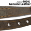 Leather Dog Collar - Ceramic Cello