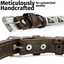 Leather Dog Collar - Ceramic Cello