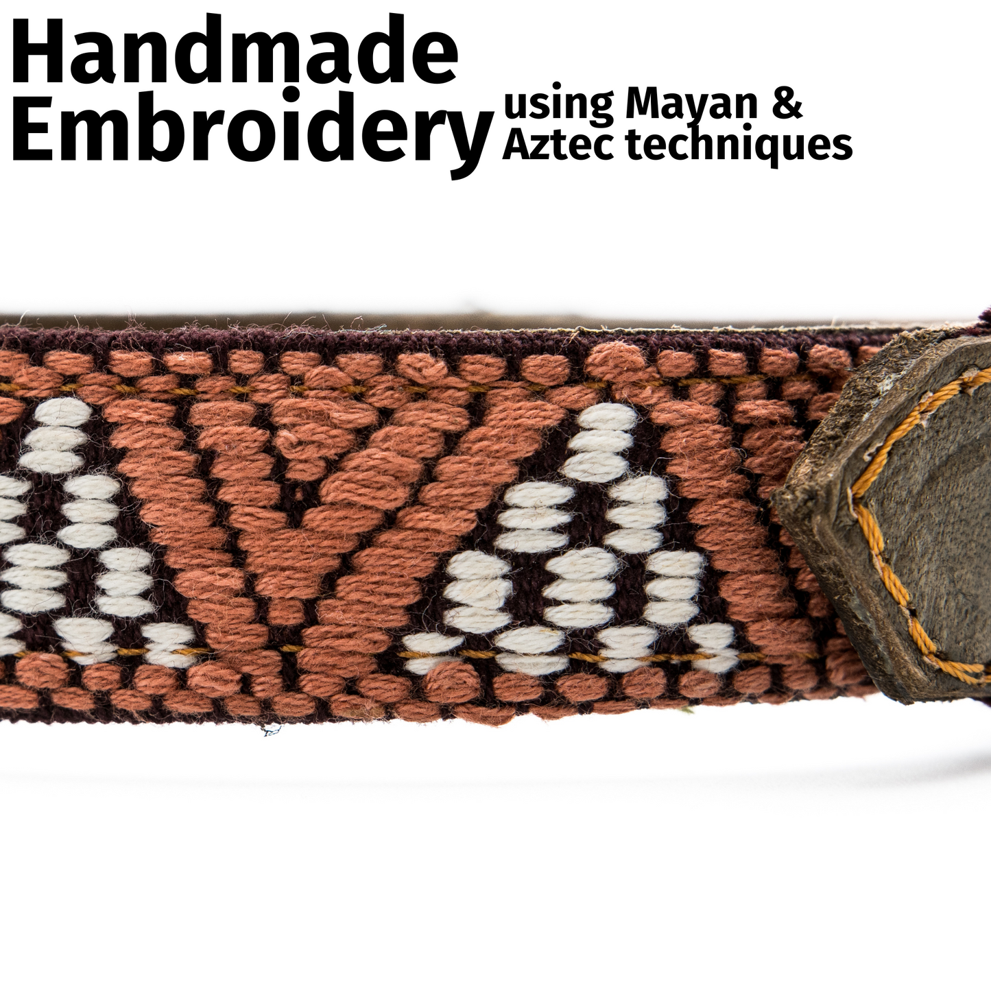 Leather Dog Collar - Brown Rust