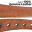Leather Dog Collar - Teal