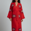 Evil Eye Hand Printed Kimono Natural