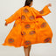 Evil Eye Hand Printed Kimono Natural
