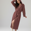 Organic Turkish Cotton Waffle Bathrobe – Lightweight Spa Robe for Men & Women