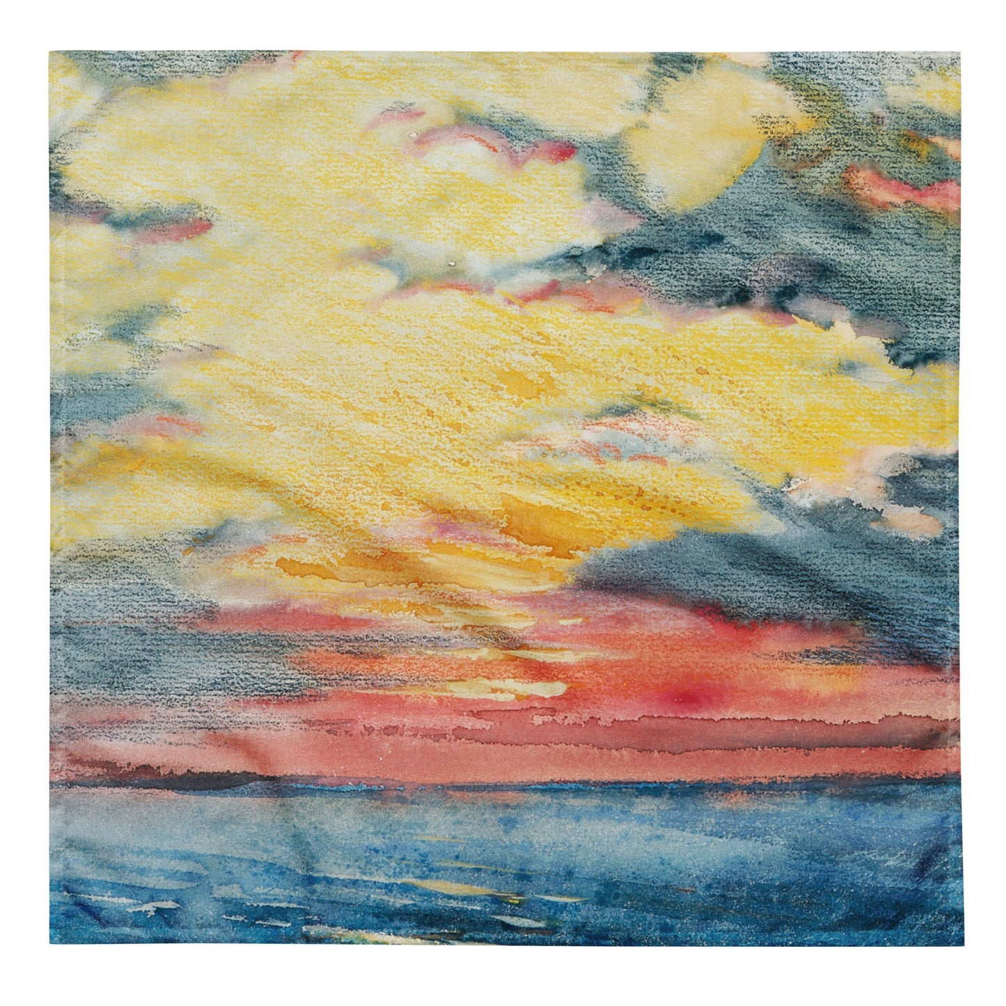 Sebastian & Clementine Sunset, Acapulco Bandana For Dogs and Cats