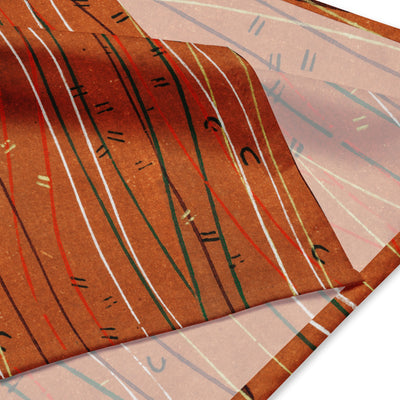 Sebastian & Clementine Orange Shima-Shima Bandana For Dogs and Cats