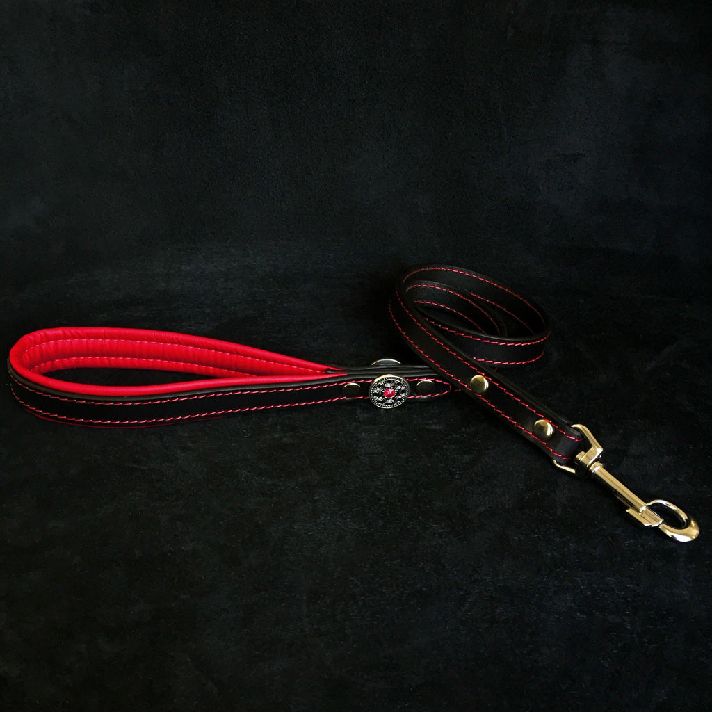 ''Bijou'' harness Black & Red for big dogs