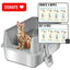 XXL Stainless Steel Cat Litter Box with Lid – High Sides, Low Entry, Easy to Clean, Odor-Free, Anti-Leak | Buy 2 & Save $10