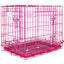 24-42" Collapsible Pink Dog Crate RED24-42