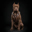 The "Aztec" big dogs harness BROWN