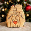 Personalized Wooden Bear Family Decor Gift