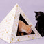'Terrazzo' Cardboard Cat Pyramid