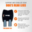 NeoAlly Dog Rear Leg Hock Brace with Safety Reflective Straps for Small Dogs [Short Version]