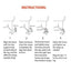 NeoAlly Rear Leg Hock Brace - Metal Spring Strips for Small Dogs [Short Version] (Pair)