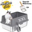 XXL Stainless Steel Cat Litter Box with Lid – High Sides, Low Entry, Easy to Clean, Odor-Free, Anti-Leak | Buy 2 & Save $10